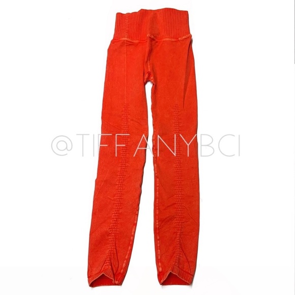 Free People Movement Good Karma Leggings Red Apple - Picture 10 of 16